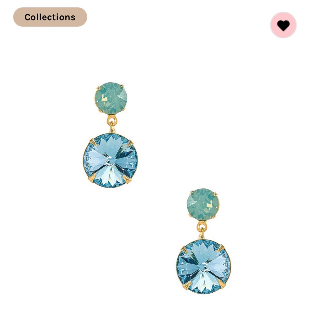 Jennifer Behr Lylah earrings (aqua)